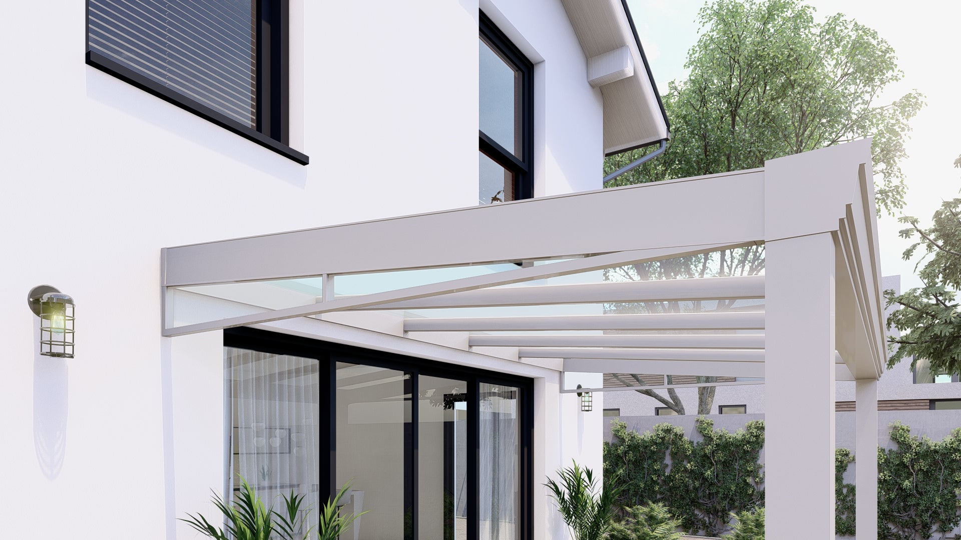 Keilelement aus Glas